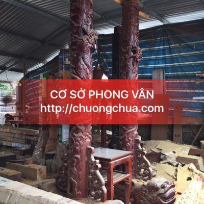Cơ sở sản xuất giá đỡ trống chùa - giá gỗ treo chuông đồng