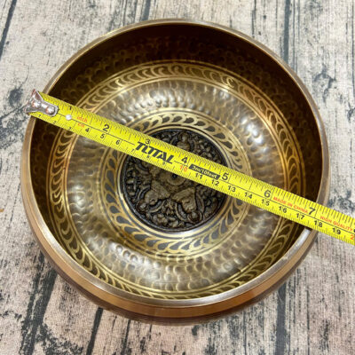 Chuông bát xoay tây tạng 17.8cm