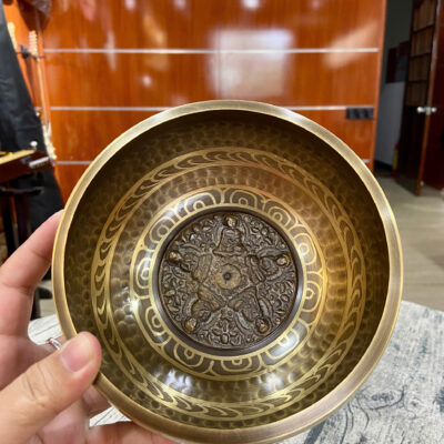 Chuông xoay tây tạng 15cm
