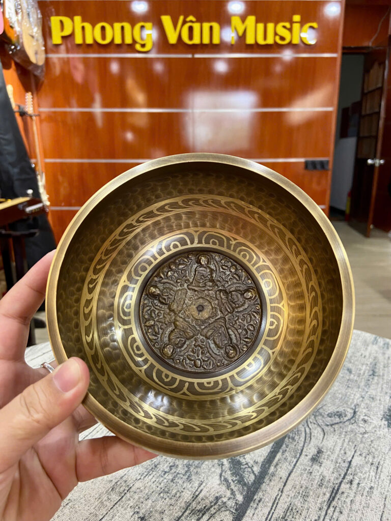 Chuông xoay tây tạng 15cm