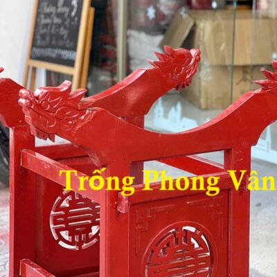 Trống Đình Sơn Đỏ Vẽ Mây