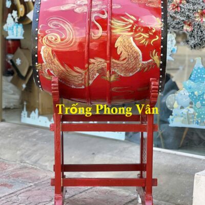 Trống Đình Sơn Đỏ Vẽ Mây