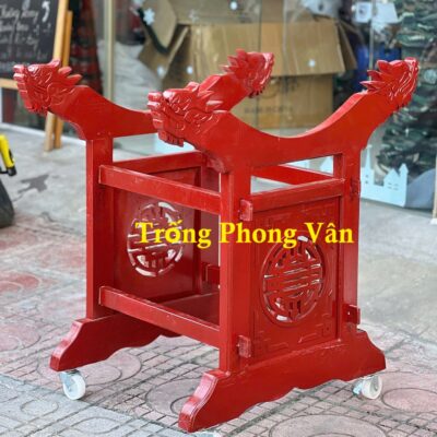 Trống Đình Sơn Đỏ Vẽ Mây
