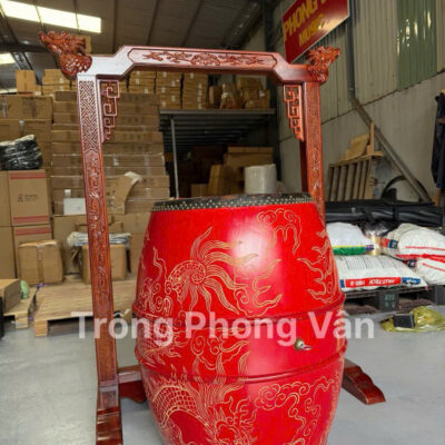 Bộ trống nhà thờ họ chạm rồng